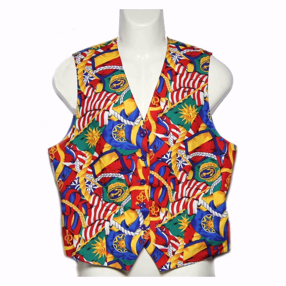Pendleton Nautical Vest Women's Size 12